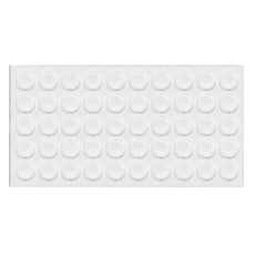 Cabinet door bumper - self-adhesive silicon 3/8x1/16 inch - 50pcs
