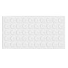 Cabinet door bumper - self-adhesive silicon 3/8x1/16 inch - 50pcs