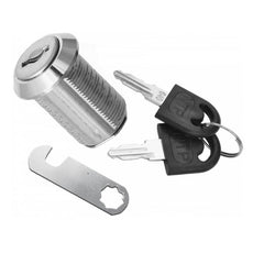 Cabinet Lock with Hook Cam Plate 3/4x1 inch, Chrome
