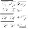 Soft-Close Drawer System, HIGH, H: 7-5/16 inch, White 22 inch