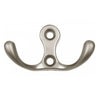 Double robe hook - Satin WP01