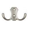 Double robe hook - Satin WP02