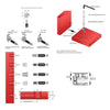 Furniture cam lock 9/16 inch, a=1/4 inch (1000 pcs)