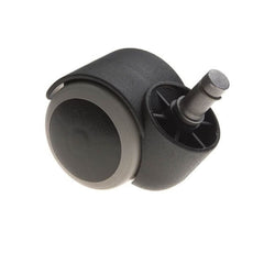 Furniture rubber swivel wheel with mounting pin 7/16 inch -  Ø1-15/16 inch