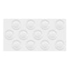 Glass protective pads - 11/16x1/8 inch - 12pcs