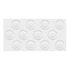 Glass protective pads - 11/16x1/8 inch - 12pcs