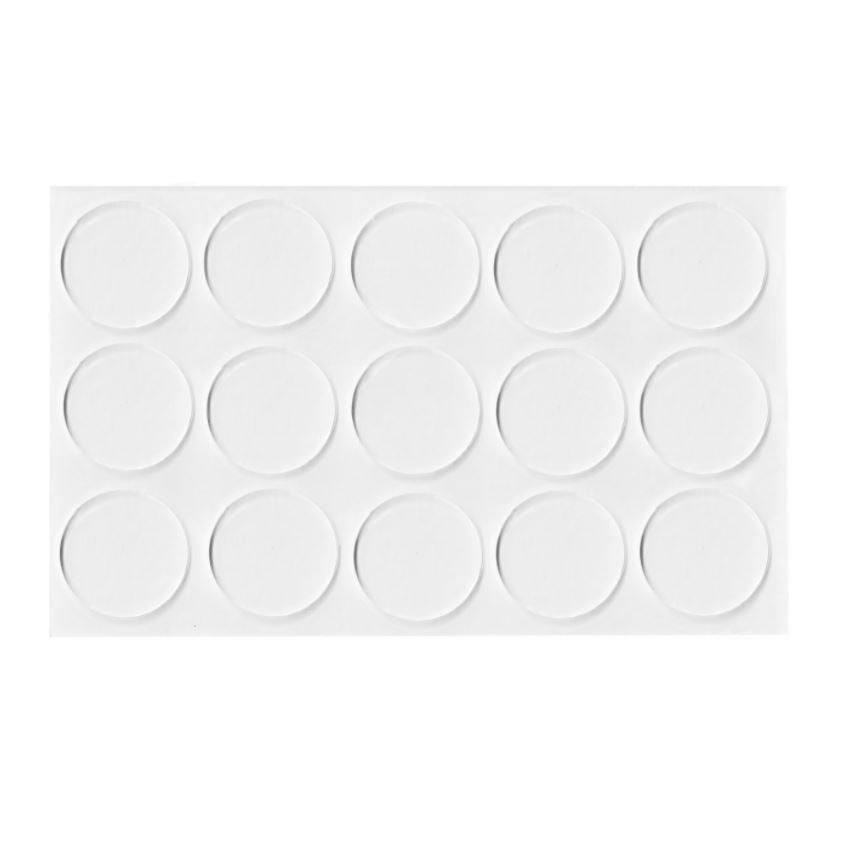 Glass protective pads - 7/8x1/16 inch - 15pcs
