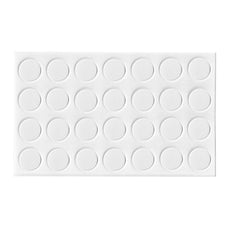 Glass protective pads - 9/16x1/16 inch - 28pcs
