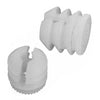 Inset with M6 Screw-Thread, White (1000 pcs)