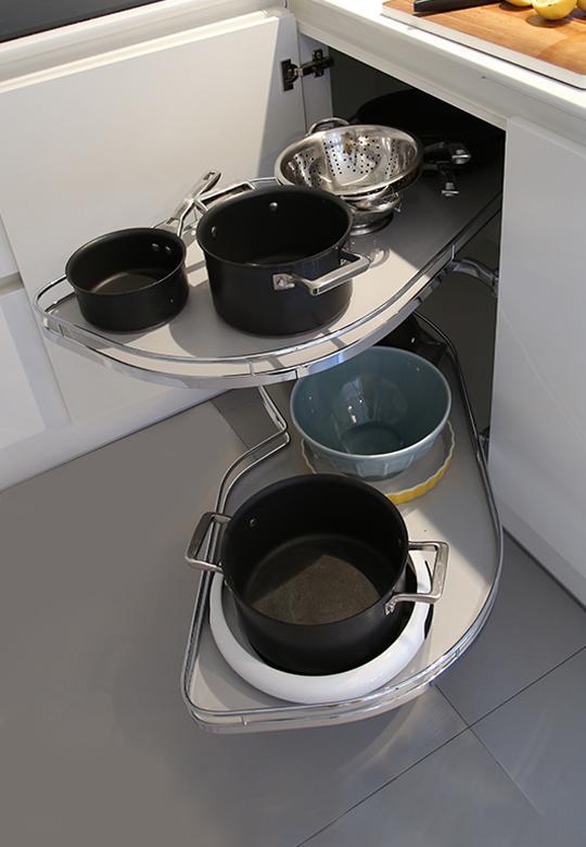 Le Mans I Arena Classic 450 Right Grey Corner Unit PEKA
