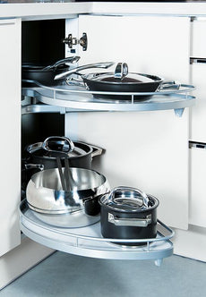 Le Mans I Arena Classic Silver 450 Left Grey Corner Unit