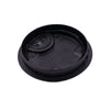 Metal Desk Grommet with rubber hole  - Black Matt 3-1/8 inch