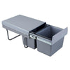 Pull-Out Kitchen Waste Bin - 2x15L - 400mm Cabinet