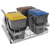 Pull-Out Kitchen Waste Bin Soft-Close - 23-5/8 inch Cabinet