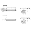 Push to Open latch - Springless Hinges - with magnetic tip