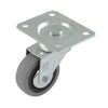Rubber castor wheel Ø1-9/16 inch