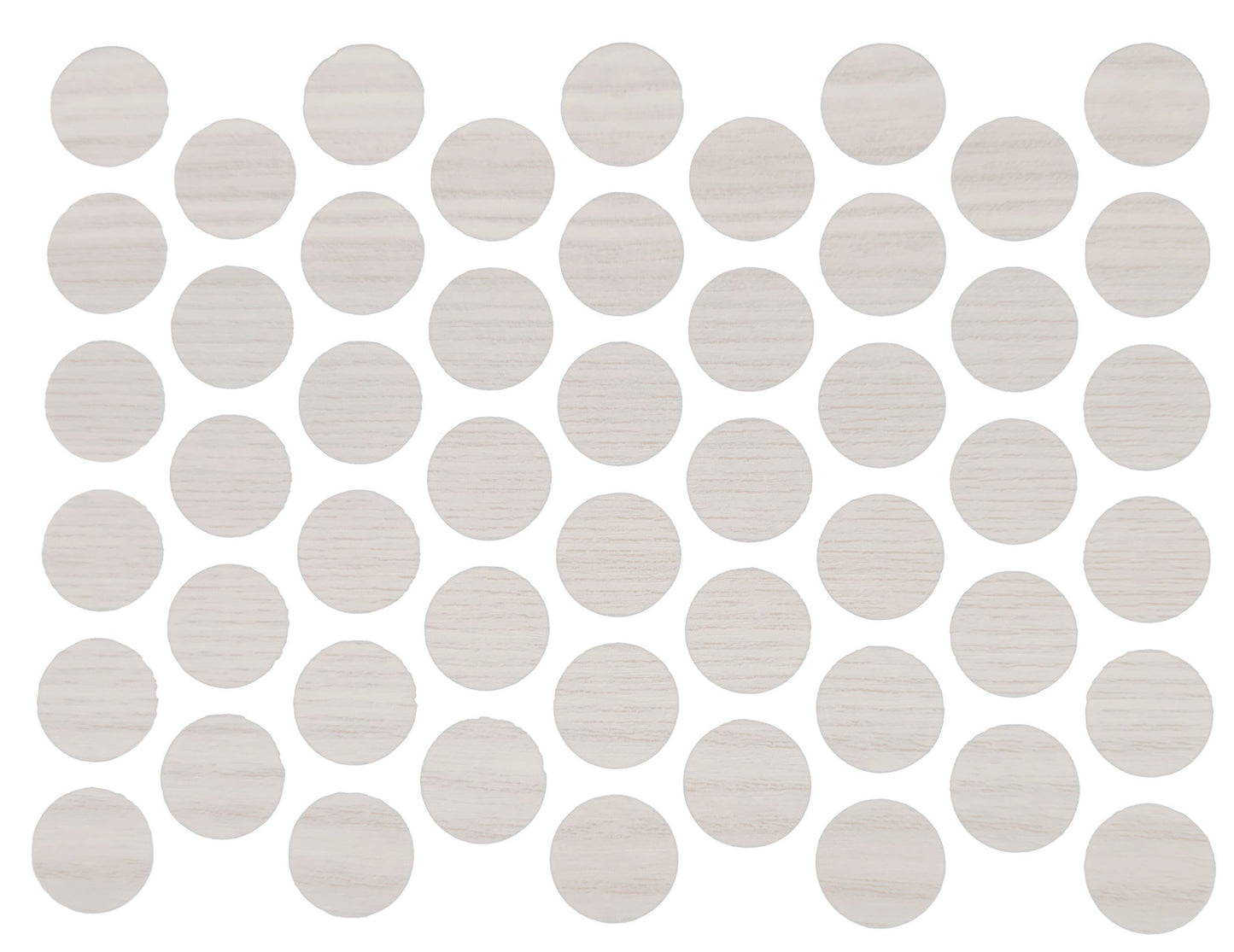 Screw cover caps Self-Adhesive - Antique White 9/16 inch Furnica