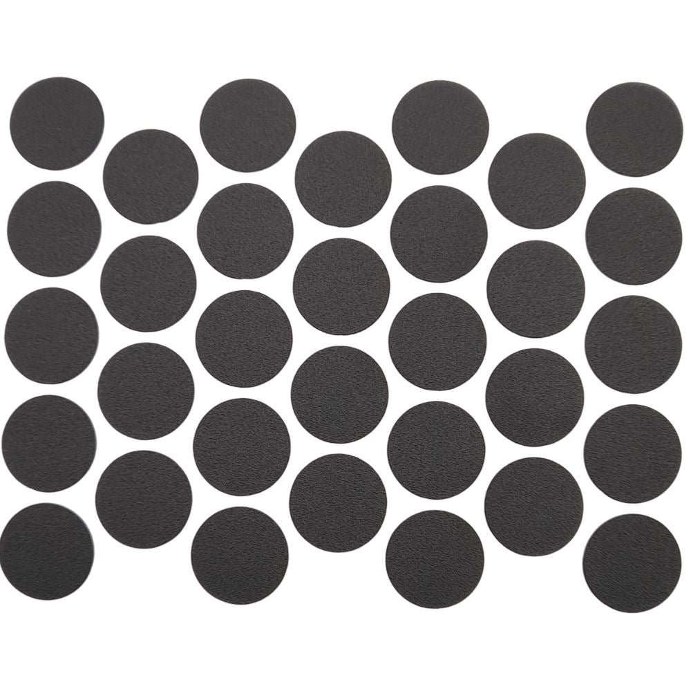 Screw cover caps Self-Adhesive - Black 11/16 inch Furnica