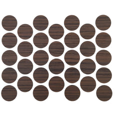 Screw cover caps Self-Adhesive - Dark Zebrano 11/16 inch