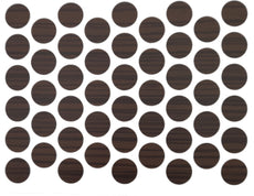 Screw cover caps Self-Adhesive - Dark Zebrano 9/16 inch