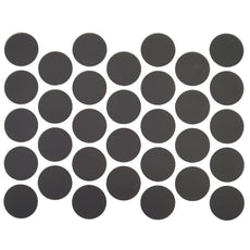 Screw cover caps Self-Adhesive - Matt Black 11/16 inch