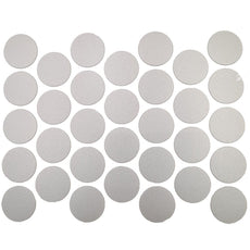 Screw cover caps Self-Adhesive - Metallic Grey 11/16 inch