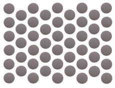 Screw cover caps Self-Adhesive - Metallic Grey 9/16 inch