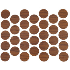 Screw cover caps Self-Adhesive - Milas Walnut 11/16 inch