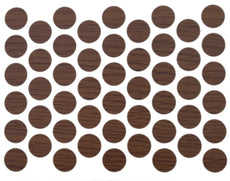 Screw cover caps Self-Adhesive - Milas Walnut 9/16 inch