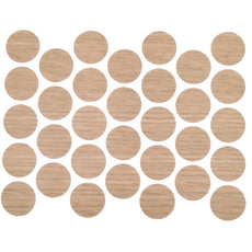 Screw cover caps Self-Adhesive - Natural Oak 11/16 inch