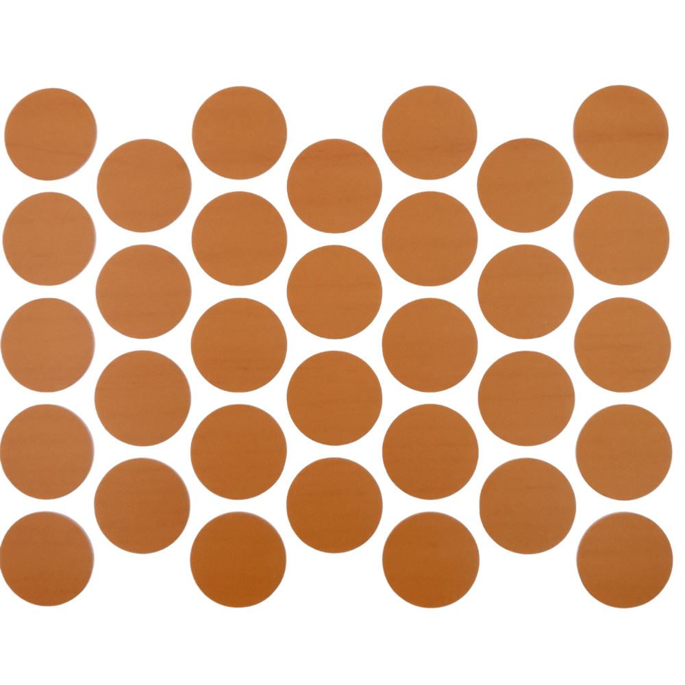 Screw cover caps Self-Adhesive - Pear 11/16 inch Furnica