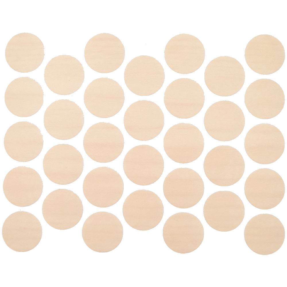 Screw cover caps Self-Adhesive - Soft Maple 11/16 inch Furnica