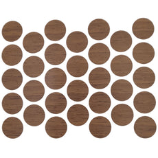 Screw cover caps Self-Adhesive - Venezia Walnut 11/16 inch