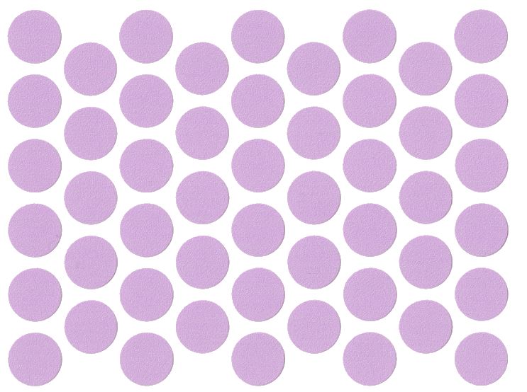 Screw cover caps Self-Adhesive - Violet 9/16 inch NTP