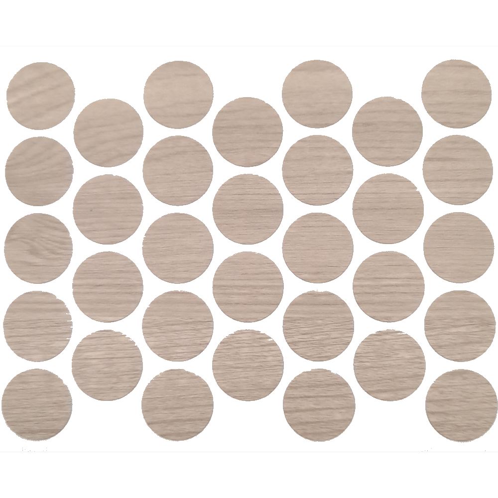 Screw cover caps Self-Adhesive - White Pine 11/16 inch Furnica