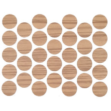 Screw cover caps Self-Adhesive - Zebrano 11/16 inch