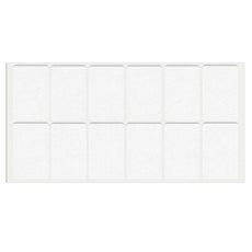 Self-Adhesive Felt Pad 1-3/8x2-3/16 inch White