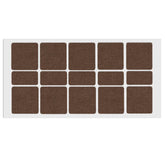 Self-Adhesive Felt Pad 1-9/16x1-9/16 inch Brown