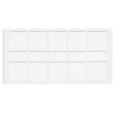 Self-Adhesive Felt Pad 1-9/16x1-9/16 inch White