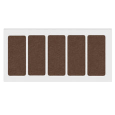 Self-Adhesive Felt Pad 1-9/16x3-9/16 inch Brown
