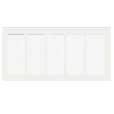 Self-Adhesive Felt Pad 1-9/16x3-9/16 inch White