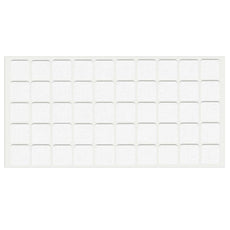 Self-Adhesive Felt Pad 13/16x13/16 inch White