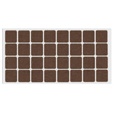 Self-Adhesive Felt Pad 1x1 inch - Brown