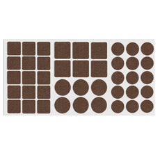 Self-Adhesive Felt Pad Mixed Brown