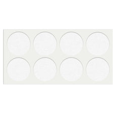 Self-Adhesive Felt Pad Ø1-15/16 inch White