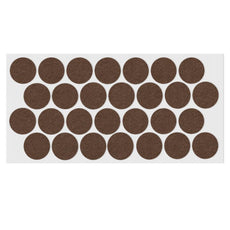 Self-Adhesive Felt Pad Ø1-1/8 inch Brown