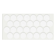 Self-Adhesive Felt Pad Ø1-1/8 inch White