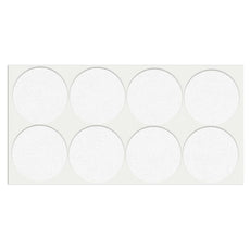 Self-Adhesive Felt Pad Ø2-3/16 inch White