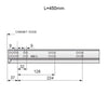 Set of Soft-Close Undermount Slides (left and right), 3/4 Extension