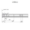 Soft-Close Undermount Slides (left and right), 3/4 Extension - 20 inch